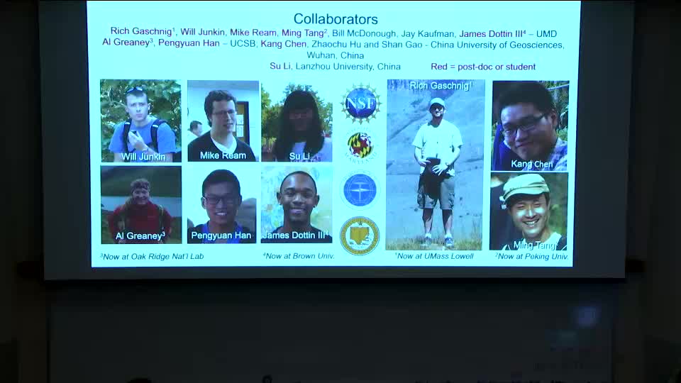 Thumbnail for ESS Colloquium: Roberta Rudnick (UC Santa Barbara) 